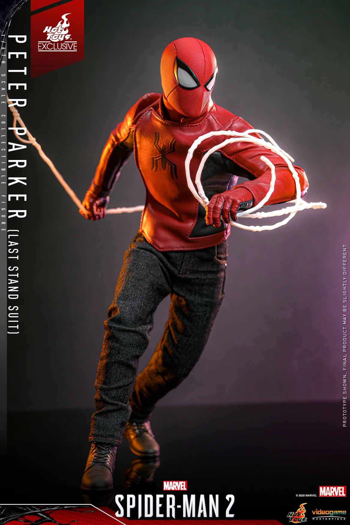 VGM71 - Marvel's Spider-Man 2 - 1/6th scale Peter Parker (Last Stand Suit) Collectible Figure [Hot Toys Exclusive] - Image 8