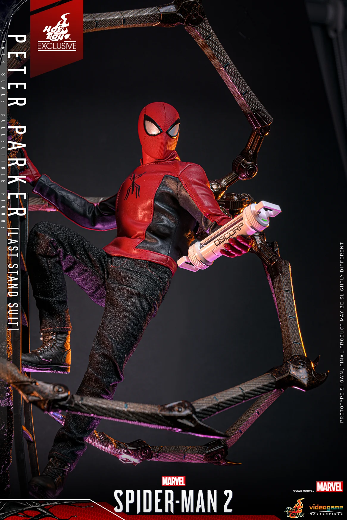 VGM71 - Marvel's Spider-Man 2 - 1/6th scale Peter Parker (Last Stand Suit) Collectible Figure [Hot Toys Exclusive] - Image 9